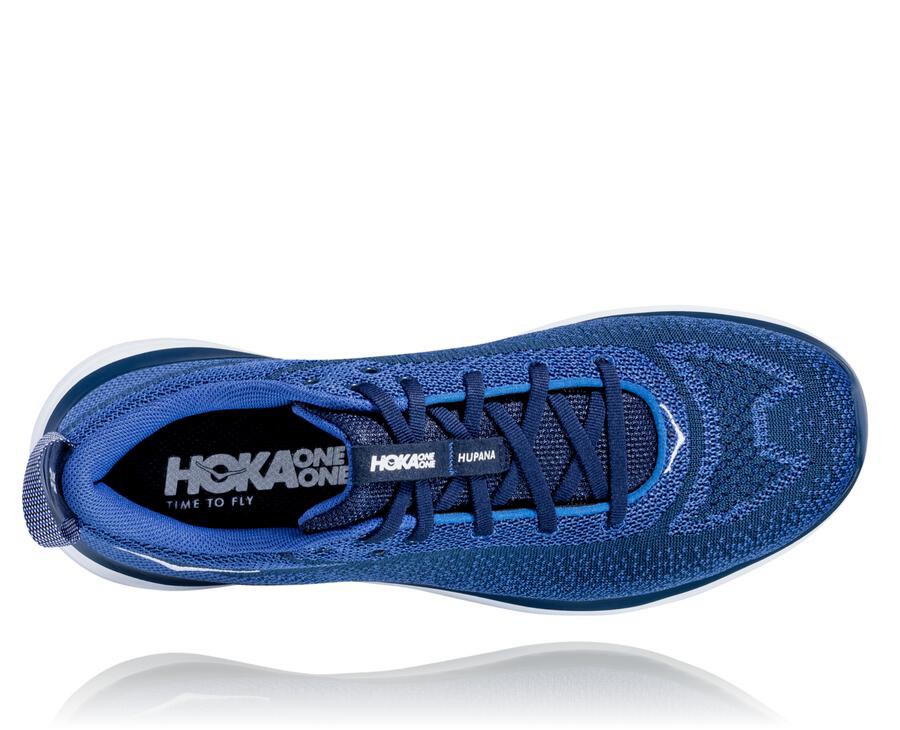 Hoka One One Tenisky Panske Námornícka Modrá/Biele - Hupana Flow - 70425-DTYM